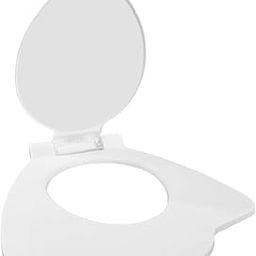 TK AND BROS Plastic Toilet Seat Cover Anglo Indian oval shaped Commode Seat Cover with Sleek Design & Easy Installation(49.5L X 40.5W)-21