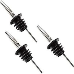 Dynore Stainless Steel Set of 3-Metal Wine Bottle Pourer/Pour Spout-13