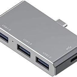 VOOCME USB 3.0 - Type-C/OTG Function Support type-c With 1 USB 3.0 Port-Super Speed 5Gbps With 2 USB 2.0 Port With High Speed 480Mbps With 1Type-C Port Compatible With USB Revision 2.0,Phone,Pad,PC & Laptop-25