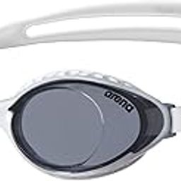 Arena Unisex Adult Air-Soft Anti-Fog Swim Goggles for Men and Women Recreational Swimming Superior Comfort Air Seals Technology, Smoked/White-image-21