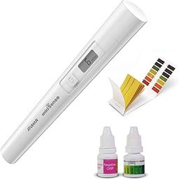 amiciSense Digital TDS Meter, 4999PPM Professional Water Quality Analyzer with Temperature Sensor for RO Systems, Aquariums, and Labs-0