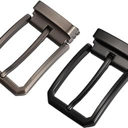 Belt Buckle Rectangular Metal 35 mm Classic Heavy Duty Pin Buckle Black'|Clothing Shoes & Accessories | Mens Accessories | Belt Buckles'| Belt Buckles'|Belt Buckles'-image-63