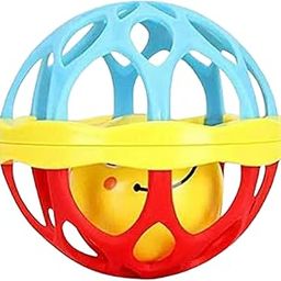INCARNATION Colorful Plastic Soft Ball Rattle for Baby, Bath Toy Made in Safe Non-Toxic Material, Attractive for New Born Baby, Children and Infant Products Activity Center, Multicolor-20