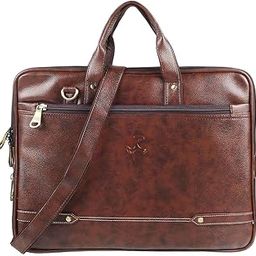 Unisex Faux Leather Premium Zipper Casual Laptop Bag (37-7812)-picture-49