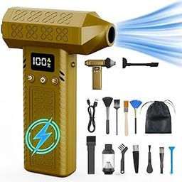 AHEHO 2-in-1 Electric Air Duster, 15,000 pa, Mini Vacuum Cleaner, 3-Stage Air Volume Adjustment, World Top Level, Super Strong, Maximum Wind Speed 92m/s, Small, Car Wash Blower, Handy Vacuum Cleaner-image-48