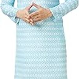 Men's Cotton Blend Diamond Print Casual Kurta (1pc)-image-13