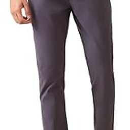 Men Super Slim Fit Solid Piece Dyed Pattern Cotton Elastane Blend Flat Front Casual Trouser-image-16