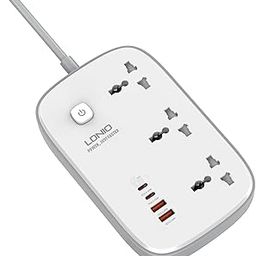 T-Teclusive 3250W 13A Extension Power Strip with 65W USB Type C Ports | 3 Power Sockets with 65W USB C Port PD QC 3.0 Super Fast Charging | 2M Power Cord-17