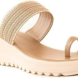 khadim's Cleo Wedge Heel Slip On Sandal for Women-picture-45