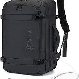 HORNBULL Paris Travel Backpack for Men 40L & Upto 17.3-inch Laptop Backpack Water-resistant Expandable with USB & Type-C Port Multi-Layer Large Capacity Backpack for Weekend Office & Travel-image-88
