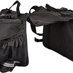 TREK 'N' RIDE CLASSIQ Waterproof Motorcycle Saddle Bag | Outer rain/Dirt Cover| Reflective Strips for Visibility| Best fit for All Cruiser Bikes| Ideal Travel Accessory for Motorcycle Riders-image-49