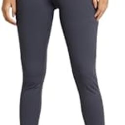 Women's Polyester and Spandex Casual Comfort Fashionable Regular Solid High Rise Elastic Waistband Crossover Leggings-image-8