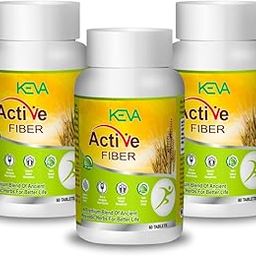Keva Active Fiber Supplement Supports Digestion, Immunity, and Overall Health for Weight Management & Better Digestive Health (180 Tablets)-14