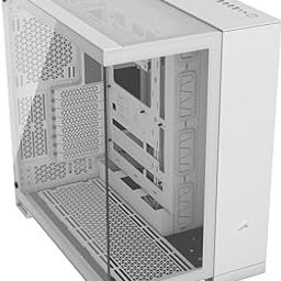 CORSAIR 6500X Mid-Tower ATX Dual Chamber PC Case – Panoramic Tempered Glass – Reverse Connection Motherboard Compatible – No Fans Included – White-27