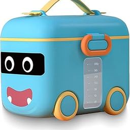 THE LITTLE LOOKERS Silicone Baby Milk Powder Dispenser, Kids Milk Powder Storage Container- 180G (Blue)-15