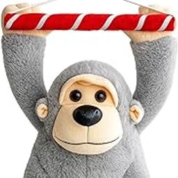Printustaad Adorable Soft Toys for Kids Cute, Huggable Plush Safe Stuffed Animal Toy, Safe, Non-Toxic, for Babies, Toddlers/Boys/Girls, Best Item for Gifts Purpose (HANGGING Monkey)-image-91