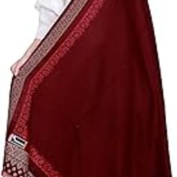 Stylish Desinger Shawl | Women wool Shawls | All Over Floral Shawl | Acrylic Wool Shawl | Embroidery Border Kashmiri Shawl | Ladies Shawls-image-14