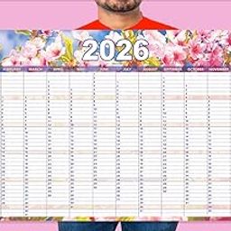 VP1205 Year planner 28x19.5" single sheet big year planner 2026-image-95