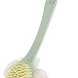 Shavs 2 IN 1 Loofah with handle Body Brush, Bath shower Brush & Loofah Back Scrubber with Curved Long Handled for Skin Exfoliating Bath,Massage Bristles (2 In 1)-image-12