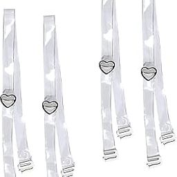 Women's Silicone Transparent Adjustable Detachable Bra Straps-picture-48