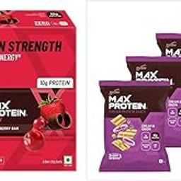 RiteBite Max Protein Daily Choco Berry (Pack of 6 300g (Standard)) & RiteBite Max Protein Chips Cream and Onion 60g Pack of 4-image-16