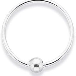 Pure 925 Sterling Silver Nose Ring/Nose Pin Simple Tiny Hoop for Women-20