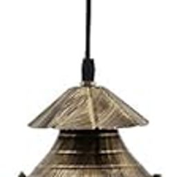 BENHEK® Hut Chandelier Hanging Light with LED Bulb (Warm White) | Antique Adjustable Ceiling Lamp Pendant Light for Home Decoration, Living Room, Restaurants | Perfect for Both Indoor and Outdoor-image-77