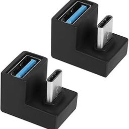 RyzCare U-Shape USB C to USB 3.1 Adapter 180 Degree Type C Male to USB A3.1 Female Coupler Connector. (Pack of 1)-picture-17
