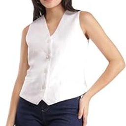 Linen Waistcoat - White-image-13