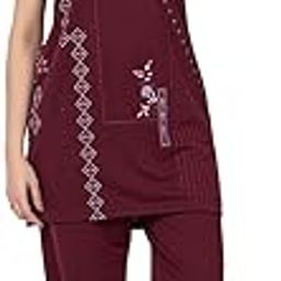 Summer Wear Night Wear Round Neck Polycotton Spun Printed Half Sleeve Night Suit for Women's-picture-20