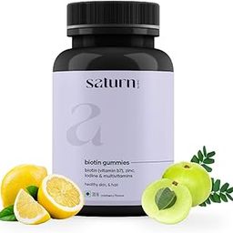 Saturn by GHC Biotin Hair Gummies - 30 Gummies | for Stronger, Shinier Hair & Nails | Hair Gummies for Women | Gummies for Hair Growth-15
