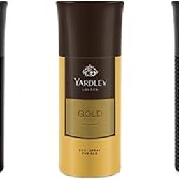 Yardley Deodorant Body Spray for Men, 150ml (Pack of 3) - Gold, Elegance and Gentleman-11