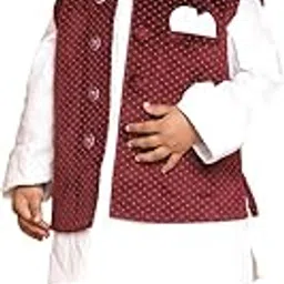 vastramay sishu Vastramay Infant Boys Velvet Nehru Jacket-picture-47