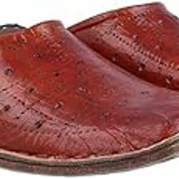 AR Men Rajasthani Ethnic Jutti Brown Leather Mojari Shoe 210-image-30