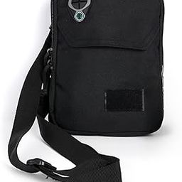Unisex Small Messenger Bag - Passport Holder Neck Pouch with Earphone Hole | Compact, Waterproof Nylon Sling Bag for Travelers-picture-52