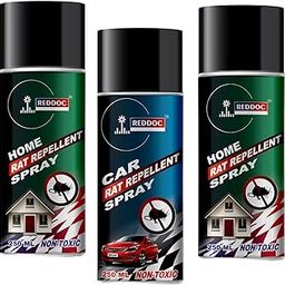 REDDOC Rat Repellent Spray for Cars and Home| Highly Effective with Leak Free Easy to Spray Nozzle | Non-Toxic Rat Rodent Spray Long-lasting Protection: With just a few sprays (Combo) (Type 3)-picture-7
