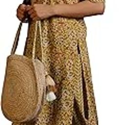 Women's Cotton Kurta Set (35779H_Mustard-image-17