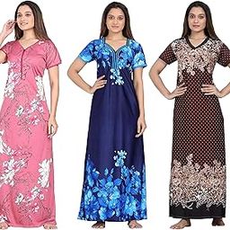 Nighty for Womens/Girls (Combo of 3 PCS)-image-16