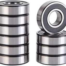 ZUBSHA ENTERPRISE 6200 2RS 10pieces Rubber Sealed Ball Bearings (ID=20mm, OD=42mm, B=12mm)-26