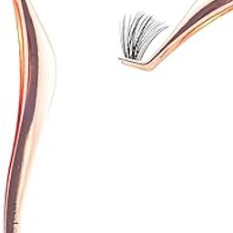 OPSPSAA Eyelash Tweezers, Precision Stainless Steel, Anti-Slip & Anti-Static, Professional Super Grip Curling Tweezers-14
