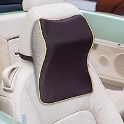 MJD Dharani's Head Rest | Blue Gel Memory Foam Neck Support | Neck Support Pillow for car | Ergonomic Pillow for Ultimate Comfort | Neck Cushion for car seat/Chair | Adjustable Chair Head Rest-image-92