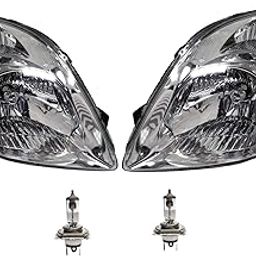 K D Headlight Assembly For Maruti Swift (2005-2011) & Dzire (2008-2012) With Bulb (Halogen, Right & Left Both Sides) Pair ( Without Adjustable Motor)-image-56