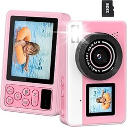 Waterproof 4K Digital Camera, Point and Shooting Camera for Photography, 3M Underwater Camera with Dual Screen, 18X Digital Zoom, 32GB TF Card, Selfie Cameras-picture-6