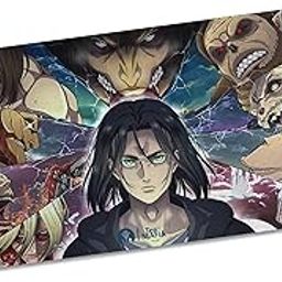 Tee Mafia AOT - Anime Series Mouse Mat - Printed Large Extended XXL Mouse Pad for Laptop, Desktop, PC for Gaming Table Mat - Anti-Skid Rubber - [11 x 23in] - Pack of 1 (D6)-image-86