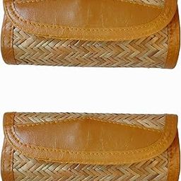 Shital Pati Bamboo Bags Full Chain Clutch Combo Eco-Friendly (Combo Of 2)-image-19