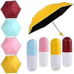 Portable Mini Umbrella | Pocket-Sized Capsule Umbrella for Men, Women & Kids | Compact Bottle Umbrella for Sun & Rain Protection | Lightweight Travel-Friendly Design-7