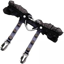 Club Bollywood® 2xPunk Leg Rings Garters Leather Rivets Thigh Party Harness Garter Belts Black|Clothing Shoes & Accessories | Womens Clothing| Womens Clothing-image-60