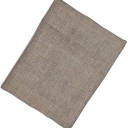 P.W.C.S LTD Pure Linen Unstitch fabric For Paint Lower 1.25 Meters For One Paint Peace(Black White)-image-79