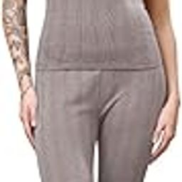Girls Women Ladies White Narrow Slips Slim Fit Cotton Thermal Fleece Lined Underwear Tops Camisole Top Warm Body Shaper Vest for Winter-image-61