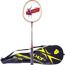 BOLT BR500 Gold Strung Badminton Racquet | Lightweight | G5 Grip | Full Cover Included | Pack of 1-picture-18